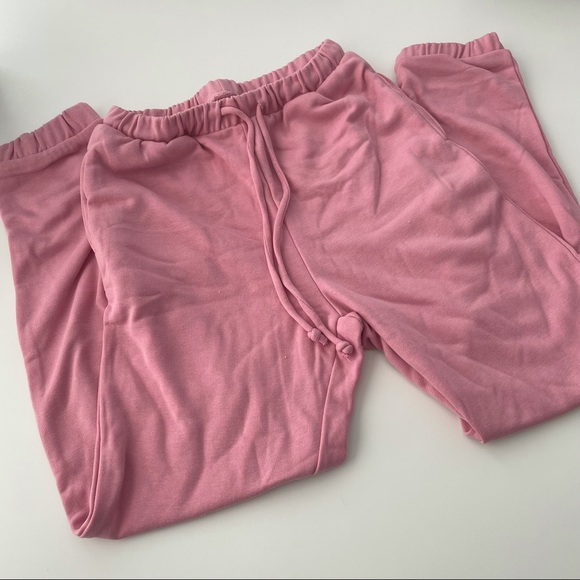 Pink Hoodie Sweatpants Tracksuit Set - Picture 10 of 11